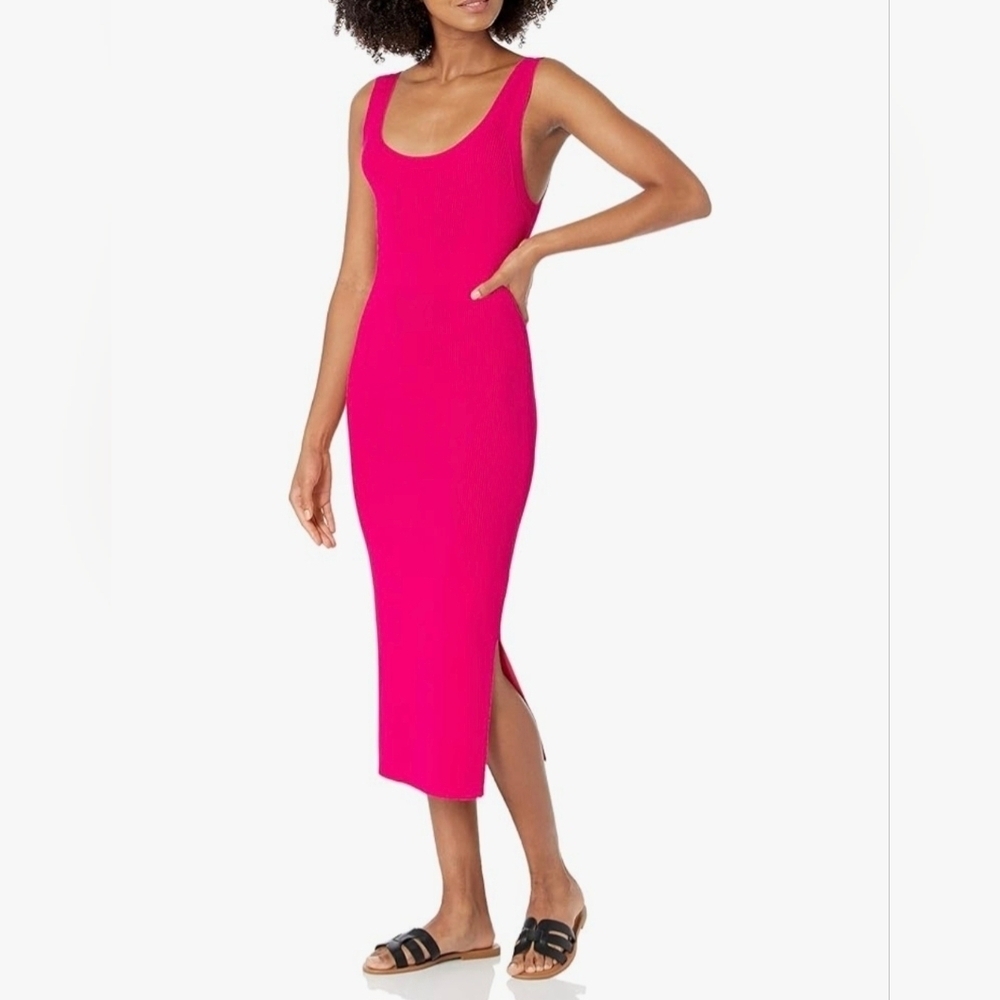 The Drop Women's Yasmin Rib Midi Sweater Tank Dress #701, 702